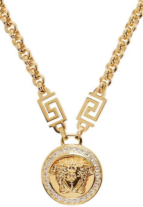 bijoux versace en or|Versace gold label jewelry.